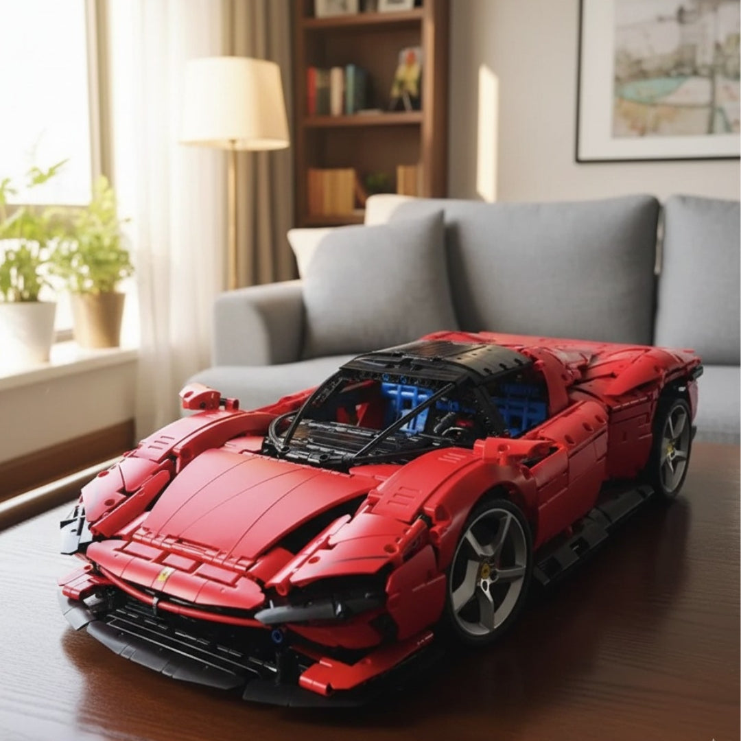 Kit de Blocos de Montar de Carros (Supercarros, Clássicos, F1) e Motos - Loja Blockmania | Colecionáveis para Adultos