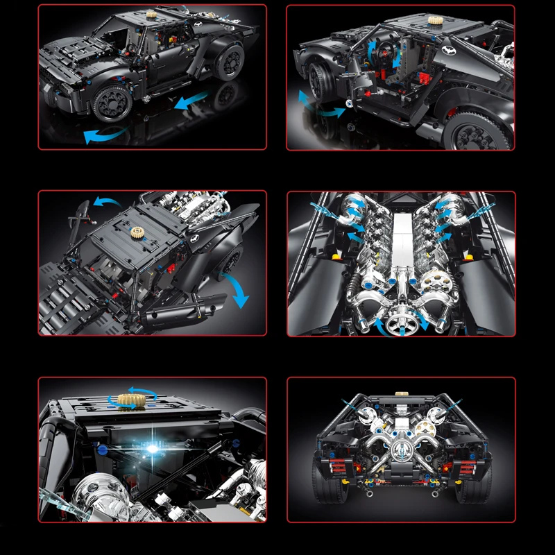 Kit de Blocos de Montar de Carros (Supercarros, Clássicos, F1) e Motos - Loja Blockmania | Colecionáveis para Adultos