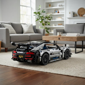 Carro Esportivo Prata Luxo (1647 peças)