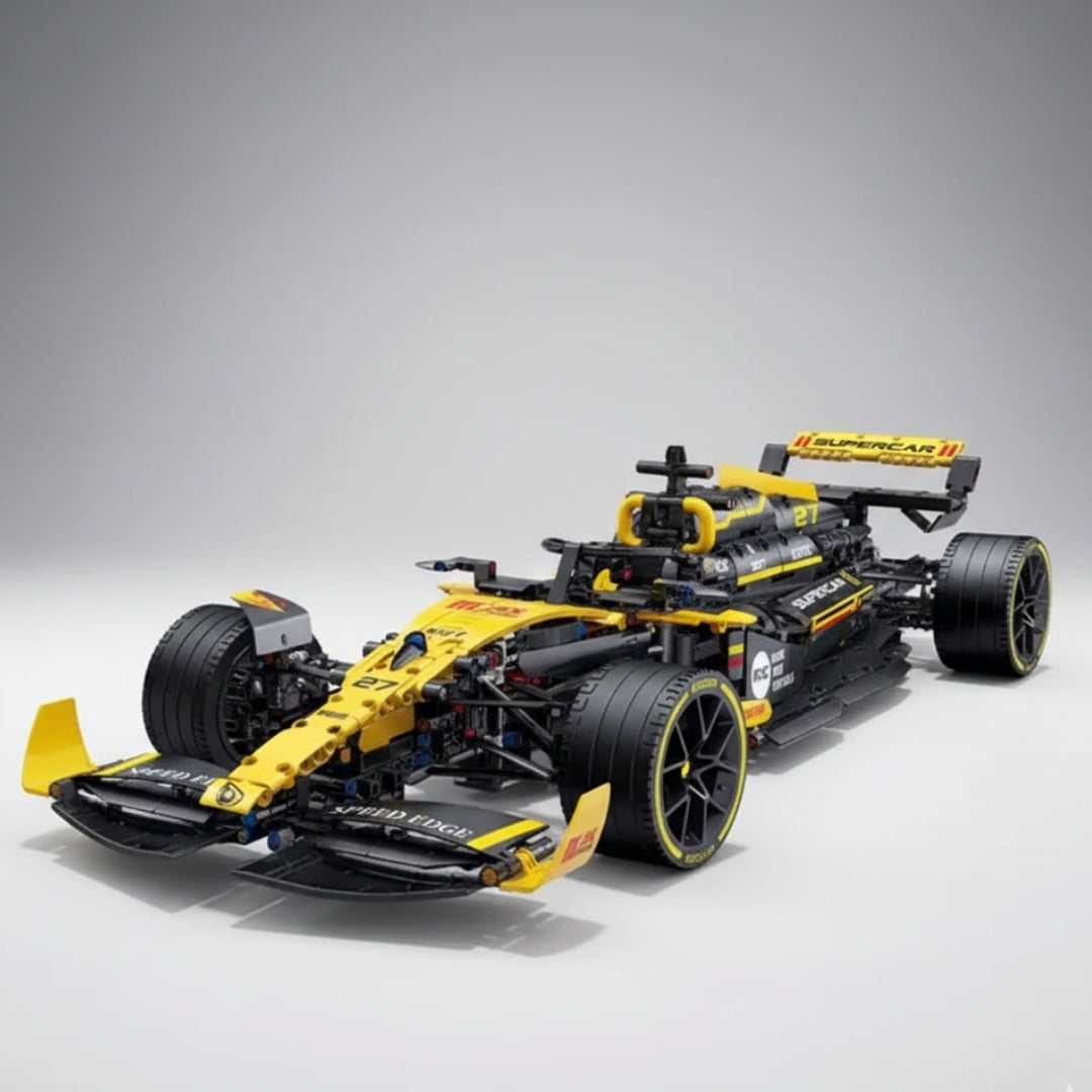 Carro de Corrida F1 Amarelo (1635 peças)