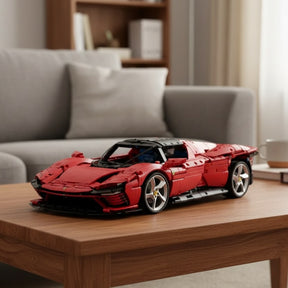 Carro Esportivo Vermelho Super Speed (3778 peças)