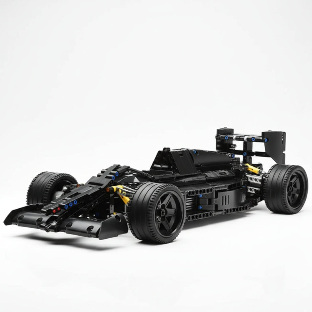 Carro de Corrida F1 Clássico Preto (1256 peças)