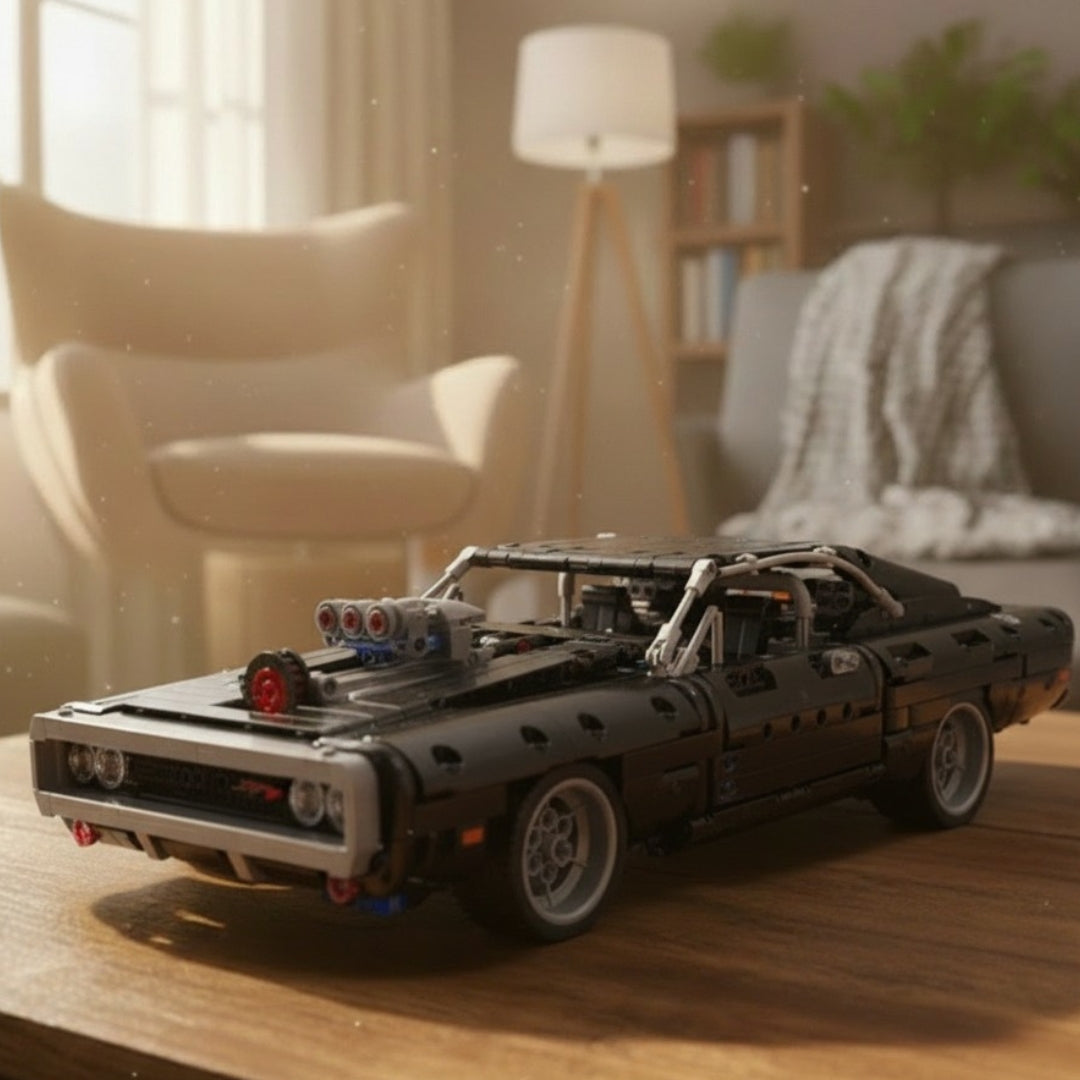 Carro Muscle Clássico (1077 peças)