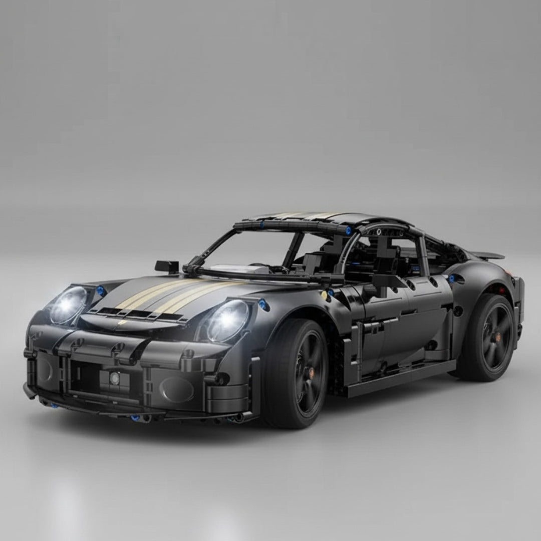 Carro Esportivo Clássico Preto (1655 peças)