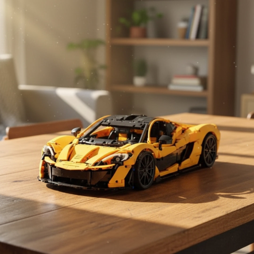 Carro Esportivo Amarelo Racing (3893 peças)