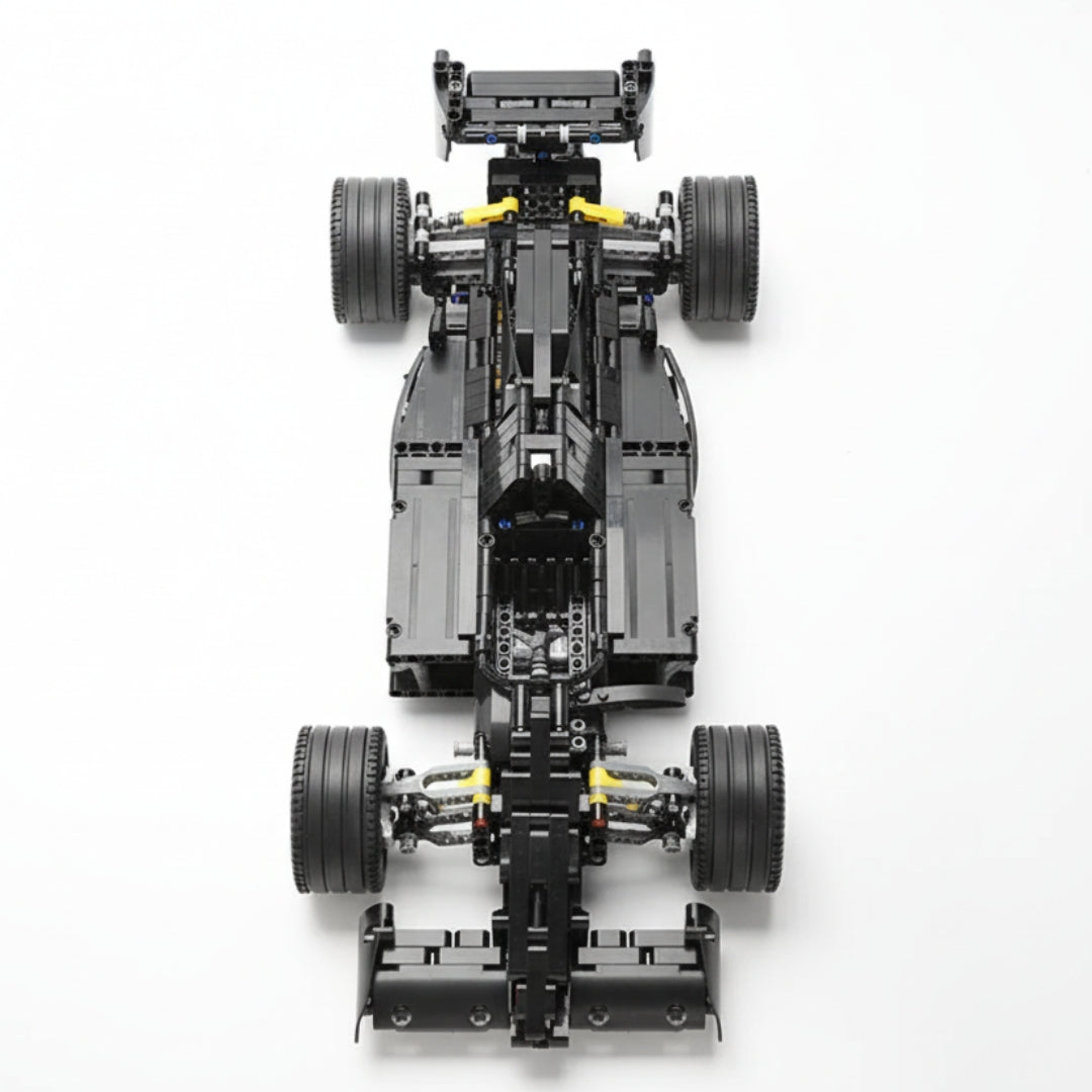 Carro de Corrida F1 Clássico Preto (1256 peças)