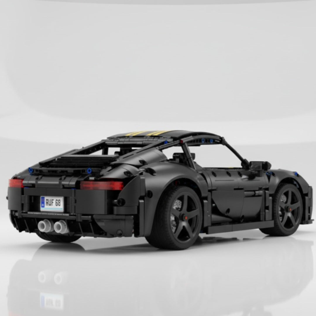 Carro Esportivo Clássico Preto (1655 peças)