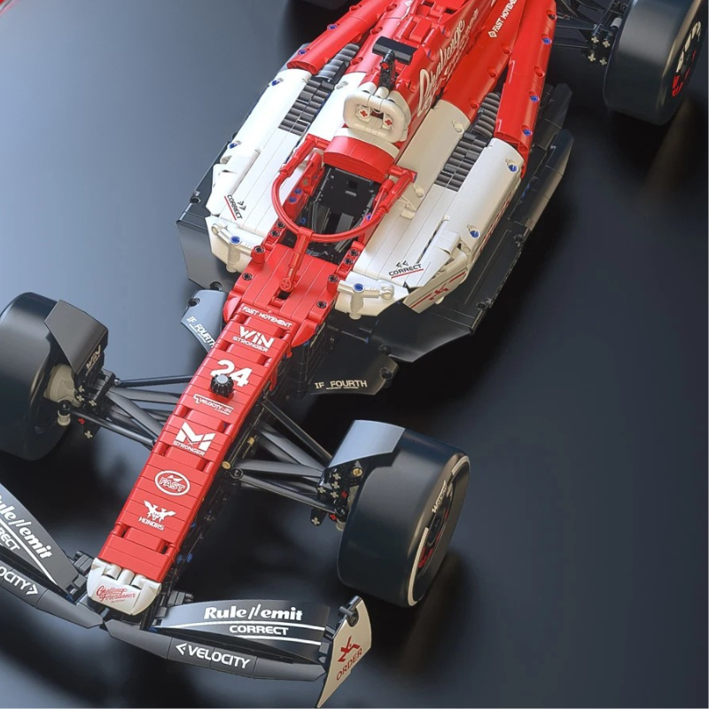 Carro de Corrida F1 Vermelho (1770 peças)