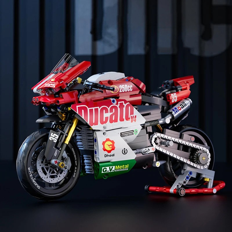 Moto Superbike V4 (colocar peças)