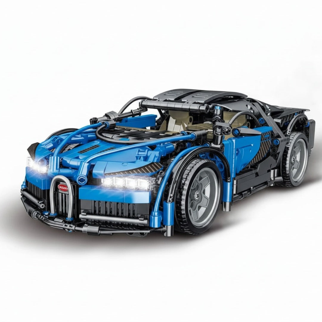 Carro Esportivo Azul Luxo (3599 peças)