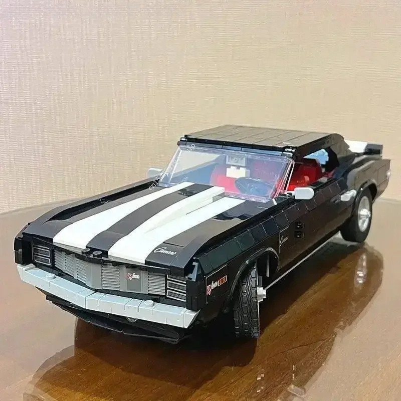 Carro Retrô Muscle Preto (1456 peças)
