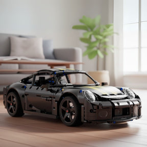 Carro Esportivo Clássico Preto (1655 peças)