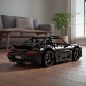 Carro Esportivo Clássico Preto (1655 peças)