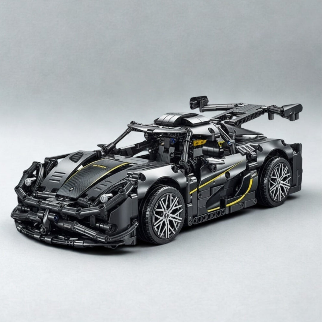 Carro Esportivo Preto Racing (1505 peças)