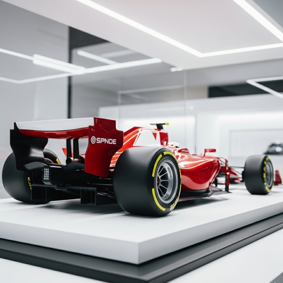 Carro de Corrida F1 Vermelho (1770 peças)