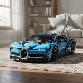 Carro Esportivo Azul Luxo (3599 peças)