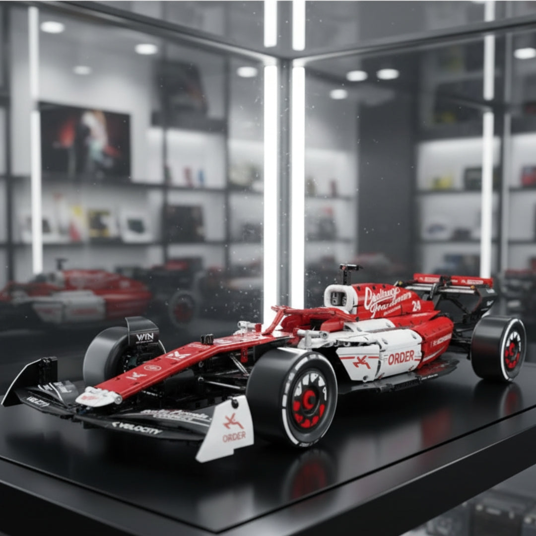 Carro de Corrida F1 Vermelho (1770 peças)