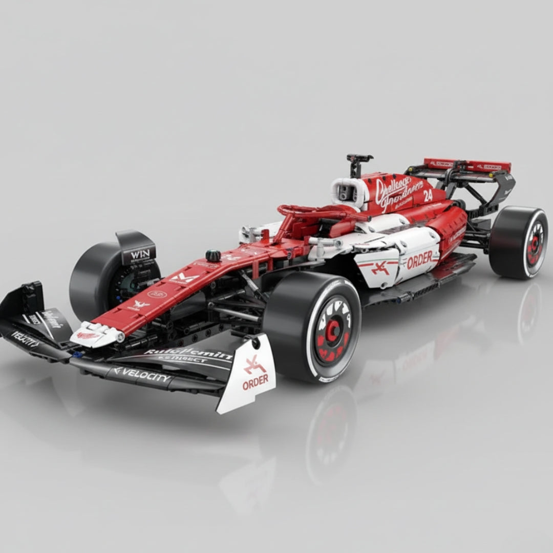 Carro de Corrida F1 Vermelho (1770 peças)