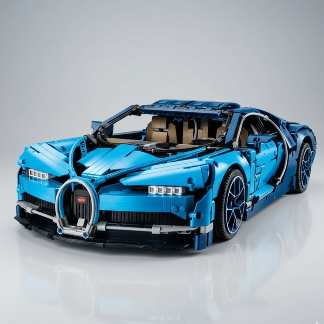 Carro Esportivo Azul Luxo (3599 peças)