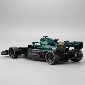 Carro de Corrida F1 Verde (1089 peças)