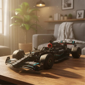 Carro de Corrida F1 Preto (1642 peças)