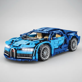 Carro Esportivo Azul Controle Remoto (1229 peças)