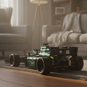 Carro de Corrida F1 Verde (1089 peças)