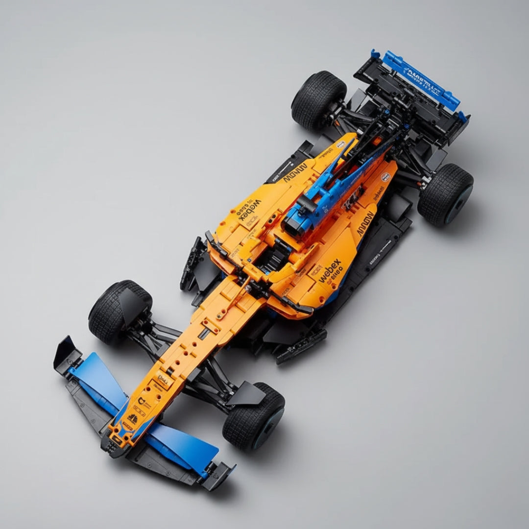 Carro de Corrida F1 Laranja (1431 peças)