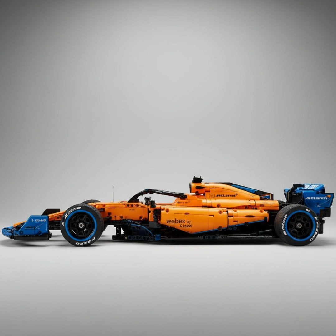 Carro de Corrida F1 Laranja (1431 peças)