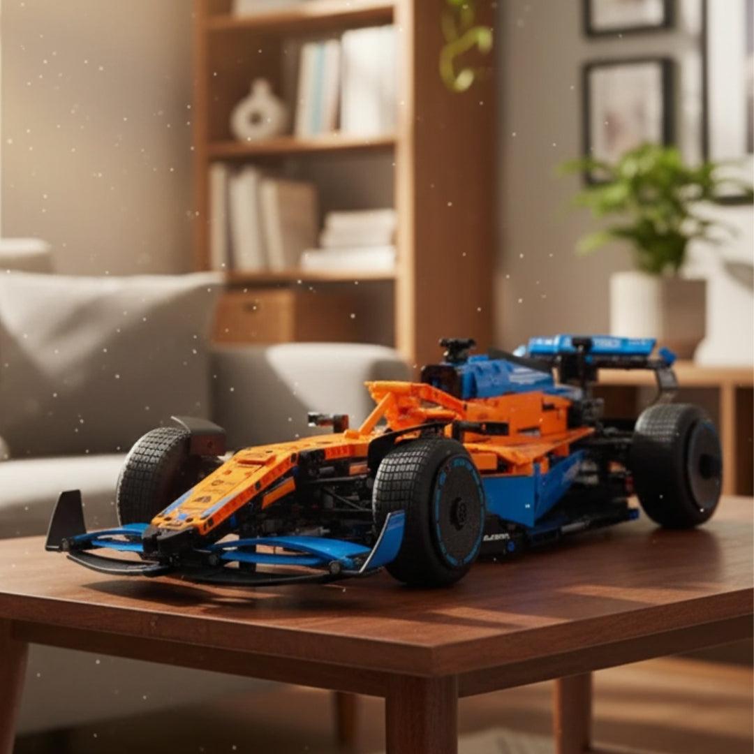 Carro de Corrida F1 Laranja (1431 peças)