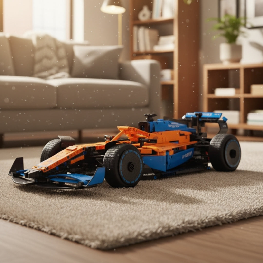 Carro de Corrida F1 Laranja (1431 peças)