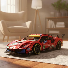 Carro de Corrida GT Vermelho (1684 peças)