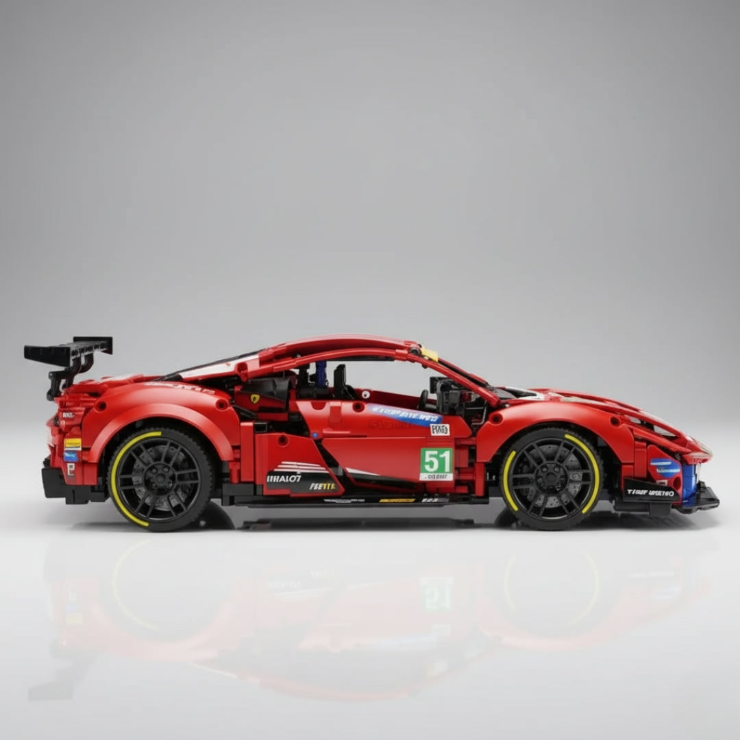 Carro de Corrida GT Vermelho (1684 peças)