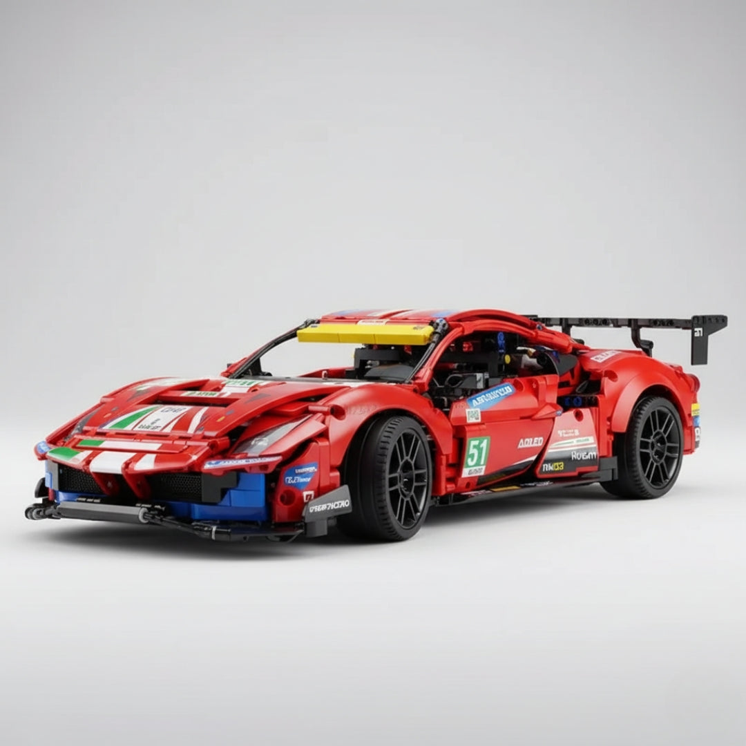 Carro de Corrida GT Vermelho (1684 peças)