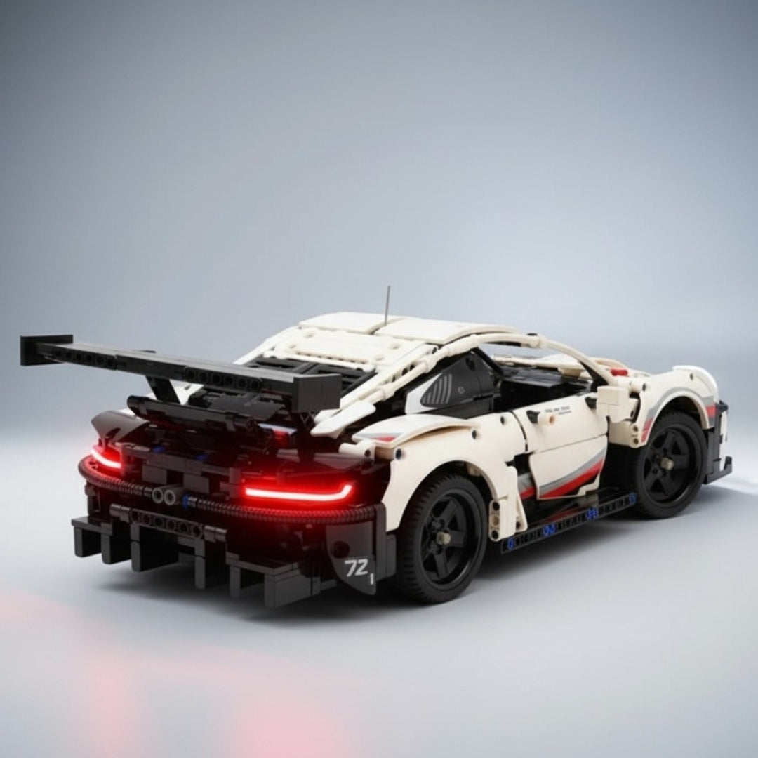 Carro de Corrida Branco Racing (1580 peças)
