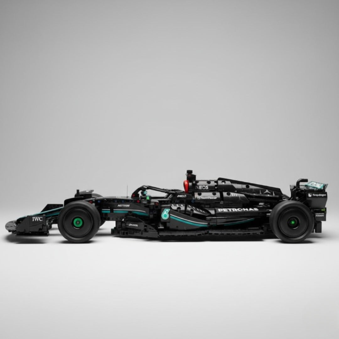 Carro de Corrida F1 Preto (1642 peças)