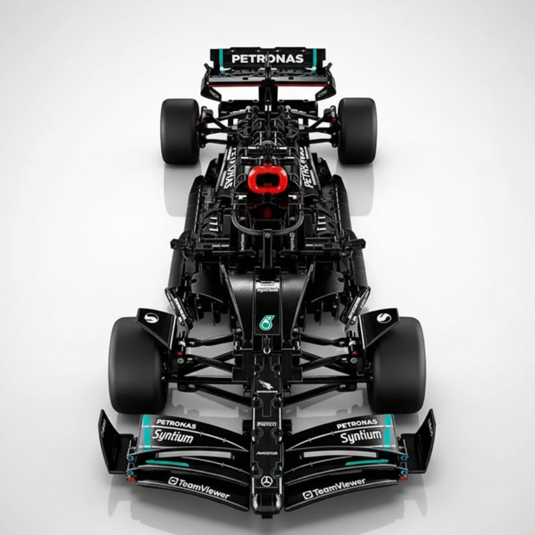 Carro de Corrida F1 Preto (1642 peças)