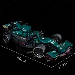 Carro de Corrida F1 Verde (1089 peças)