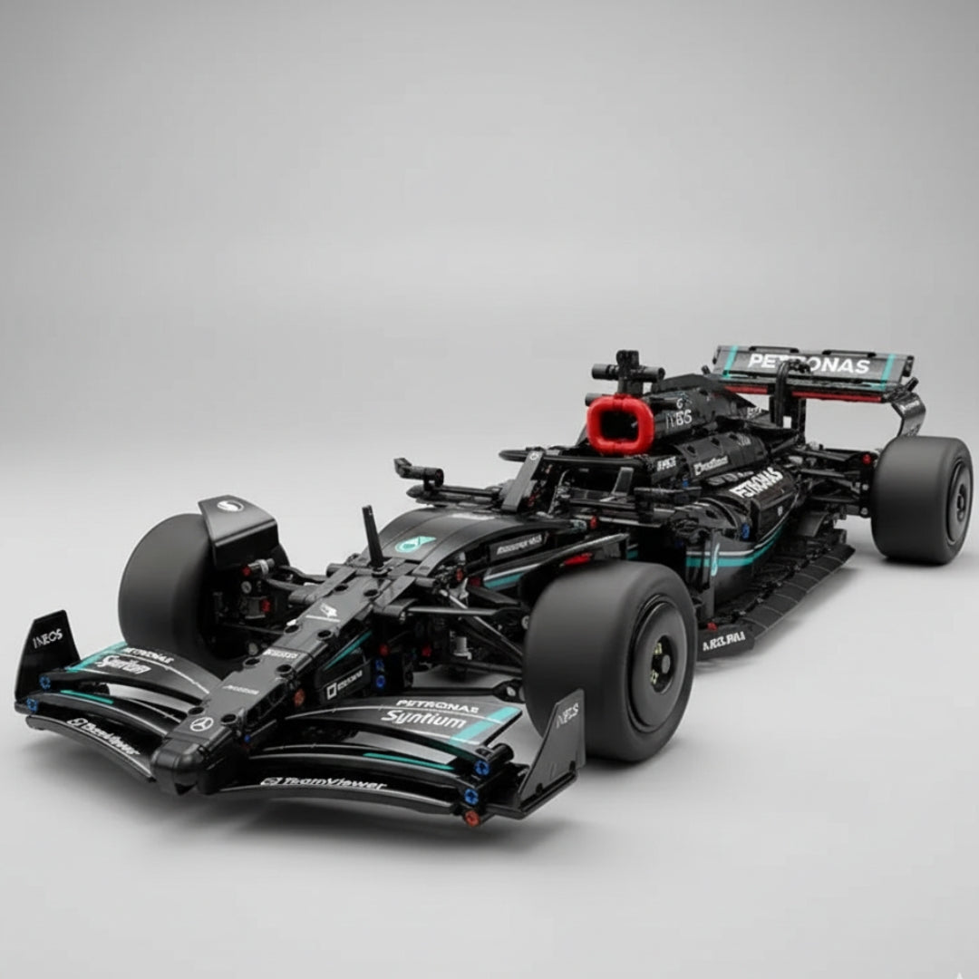 Carro de Corrida F1 Preto (1642 peças)