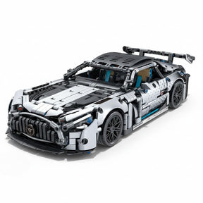 Carro Esportivo Prata Luxo (1647 peças)