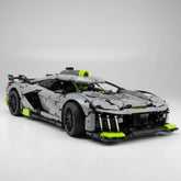 Carro Esportivo Cinza Racing (1775 peças)