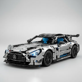Carro Esportivo Prata Luxo (1647 peças)