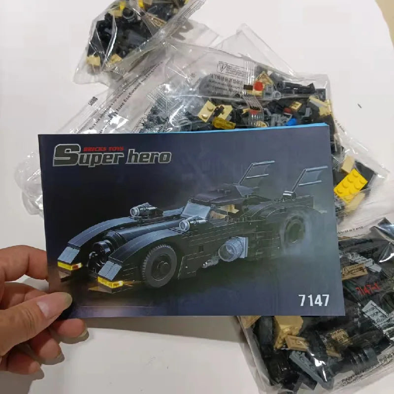 Disney super herói filme serices 7147 clássico conjunto blocos de construção kit tijolo modelo crianças brinquedos para 6-9years meninos velhos