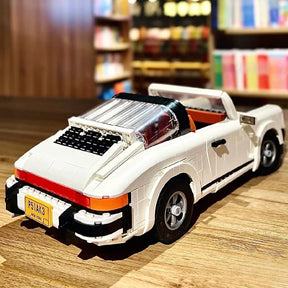 1458 peças nova tecnologia modelo de carro retrô compatível com 10295 blocos de construção modelo clássico decoração brinquedos presentes de natal