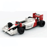 MOC-43077 Formula1:27 Conjunto de carro de corrida clássico emenda bloco de construção modelo 159 peças de bloco de construção crianças brinquedo de aniversário presente