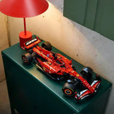 Conjunto mecânico bloco de construção modelo 42207 42206 kit modelo carro corrida, vermelho e azul brinquedo aniversário presente brinquedo natal