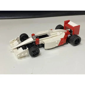 MOC-43077 Formula1:27 Conjunto de carro de corrida clássico emenda bloco de construção modelo 159 peças de bloco de construção crianças brinquedo de aniversário presente