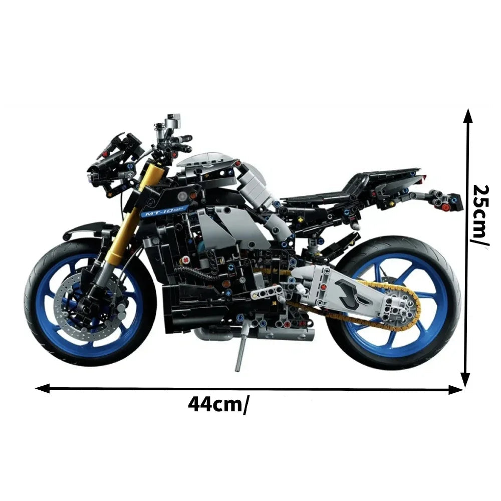 Técnico MT-10 sp motocicleta modelo blocos de construção conjunto avançado para adultos tijolos brinquedos presentes veículos 1478 pçs