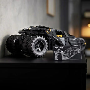 Black Sports Car Building Blocks, Tumbler Bricks Toy, Presente de aniversário, Natal, Compatível, 76240, 76023, 83663, 2049 Pcs