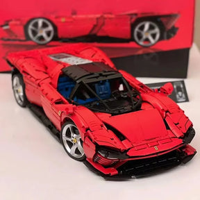 Novo técnico compatível ferraried daytona sp3 supercar blocos de construção modelo carro tijolos para adultos e criançaspresentes natal